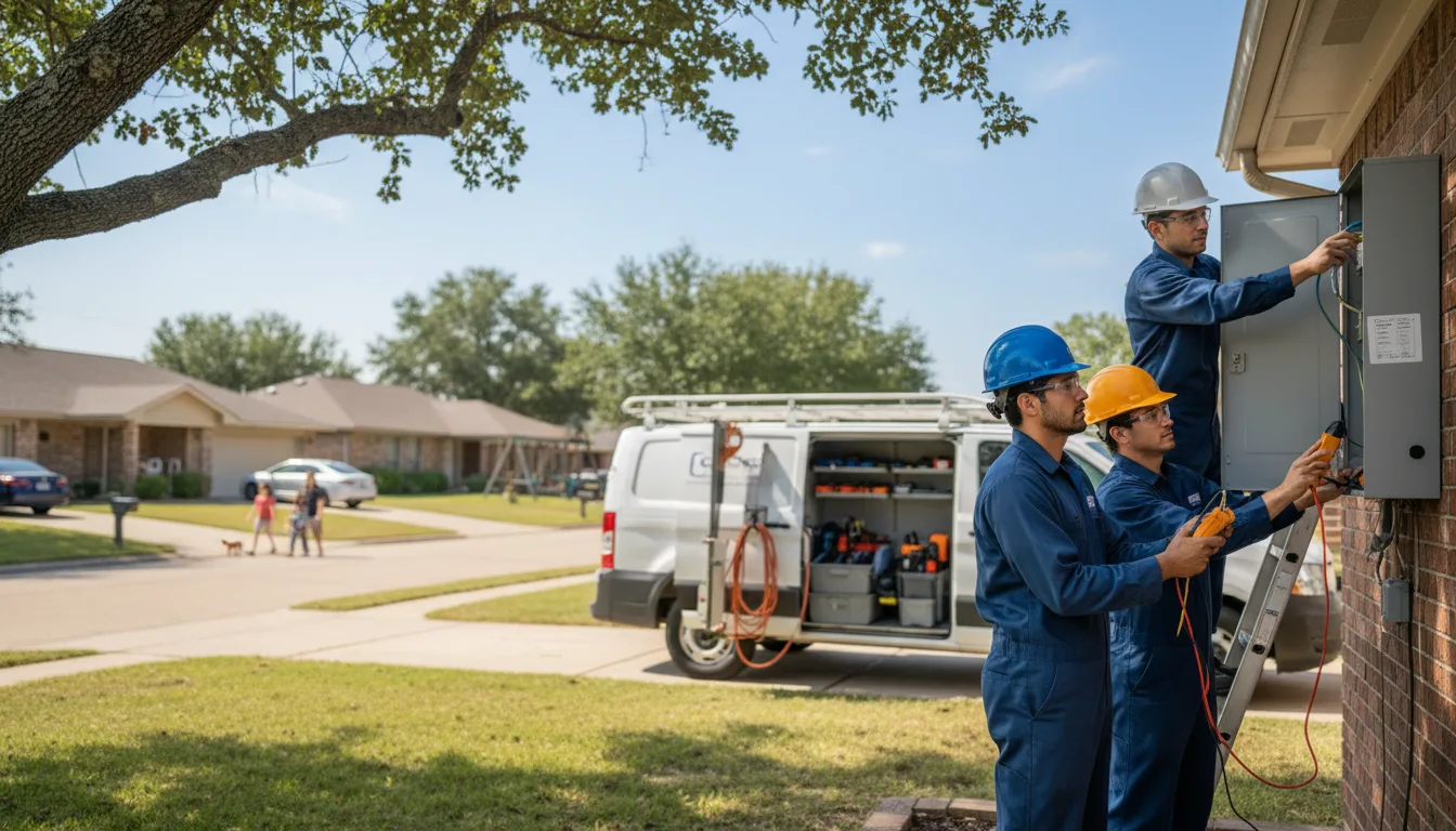 Certified electrician providing emergency electrical services in Bison, SD